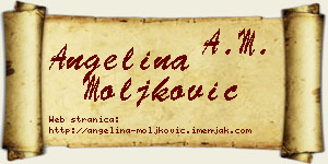 Angelina Moljković vizit kartica